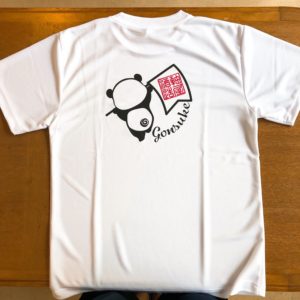 Tシャツ　バックプリント　裏